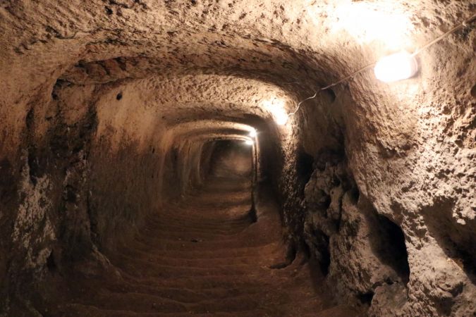 Tarihi Gaziantep Kalesi'nin altındaki tüneller de turizme açılacak 6