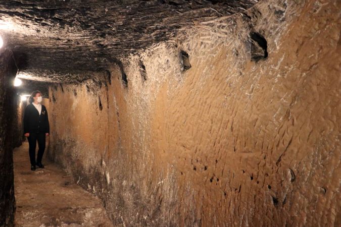 Tarihi Gaziantep Kalesi'nin altındaki tüneller de turizme açılacak 8