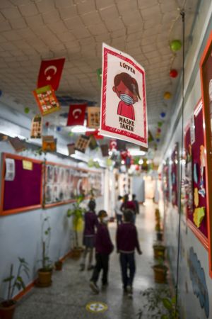 Gaziantep'te dezavantajlı mahallenin "koleji andıran" okulu dikkati çekiyor 29