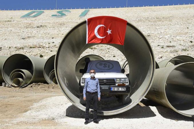 DSİ Genel Müdürü Yıldız, Gaziantep ve Kahramanmaraş'ta devam eden sulama inşaatlarını inceledi: 1