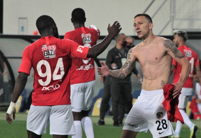 Maçtan Kareler...Süper Lig: MKE Ankaragücü: 0 - Gaziantep FK: 1 (Maç sonucu) 3