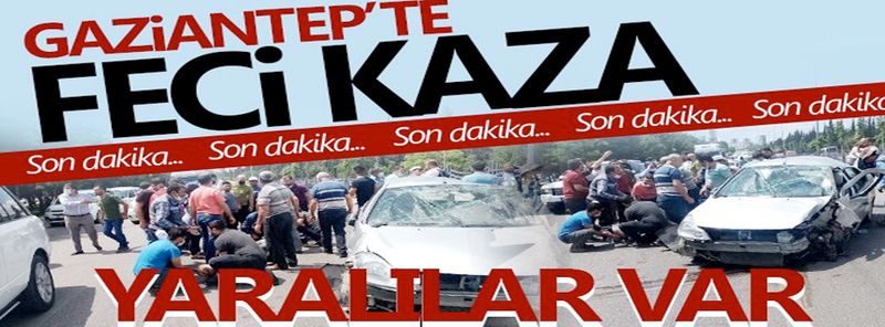 Son Dakika...Video Haber...Gaziantep'te feci kazada asfalta savruldular 8