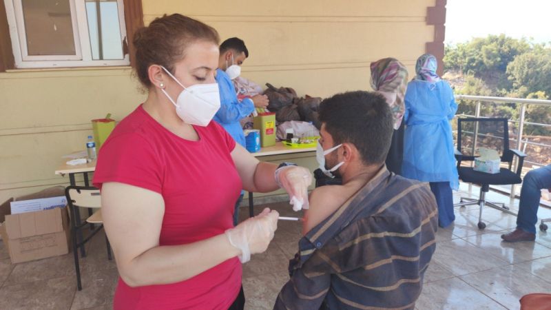 Amanos dağı eteklerinde zorlu aşı çalışmaları devam ediyor 2