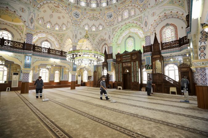Foto Haber:Şehitkamil’deki camiler bayram namazına hazır 2