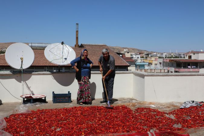 "Gastronomi kenti" Gaziantep'te kadınların salça telaşı 3
