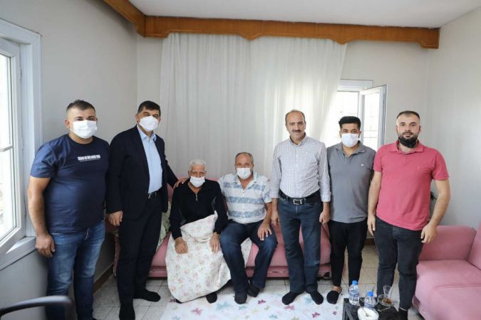 Foto Haber:Fadıloğlu, hastaları evlerinde ziyaret etti 2