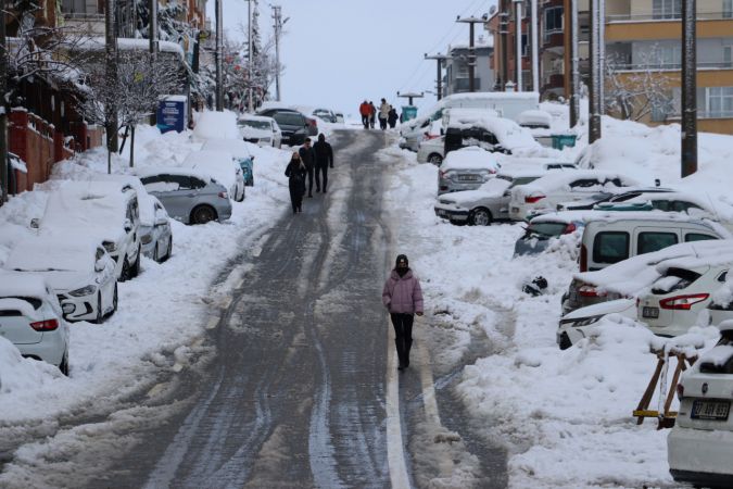 Foto Haber: Gaziantep'te kar yağışı manzaraları 1