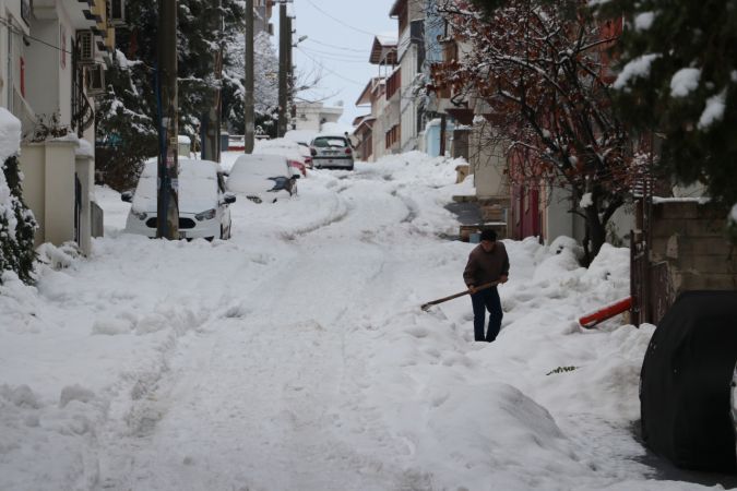 Foto Haber: Gaziantep'te kar yağışı manzaraları 2