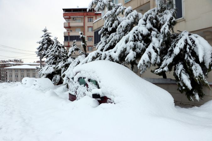 Foto Haber: Gaziantep'te kar yağışı manzaraları 5