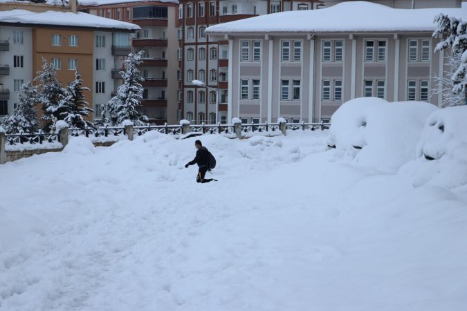 Foto Haber: Gaziantep'te kar yağışı manzaraları 7