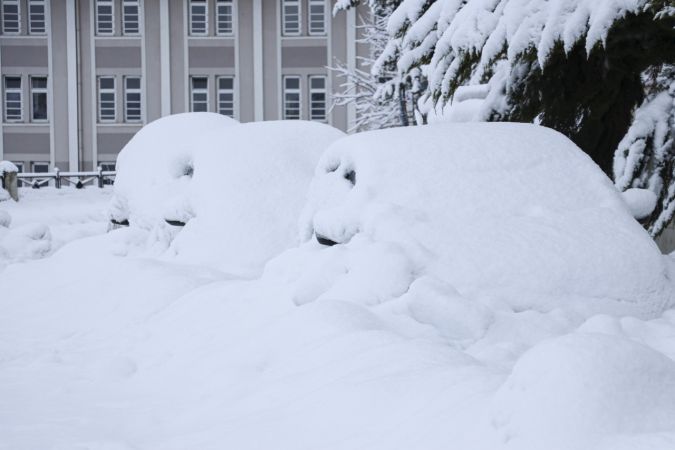 Foto Haber: Gaziantep'te kar yağışı manzaraları 10