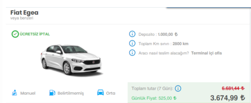 Gaziantep'te Bayramda Araç Kiralayacaklar Fiyatları Görünce Şok Olacaksınız! Gaziantep'te Kiralık Araba Fiyatları Resmen Uçtu! 2