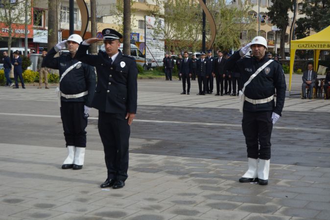 Gaziantep'in ilçelerinde Türk Polis Teşkilatının 177. kuruluşu yıl dönümü kutlandı 4