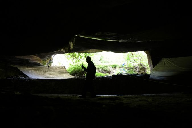 Gaziantep'te yaklaşık 60 yıldır mağarada kendir üretiyor...Gaziantep'in Unutulan El Emeği Mesleği 15