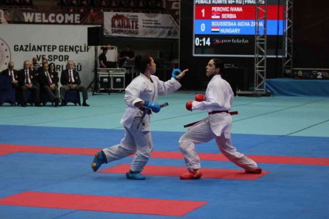 57. Avrupa Büyükler Karate Şampiyonası, Gaziantep’te final müsabakalarıyla devam ediyor. 4