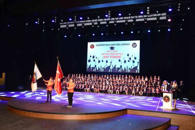 Gaziantep Kolej Vakfı Özel İlkokulu ögrencilerinde mezuniyet coşkusu 5