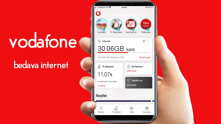 Uygulamayı İndiren Tüm Vodafone'lulara 30 GB Hediye İnternet Verilecek! 1