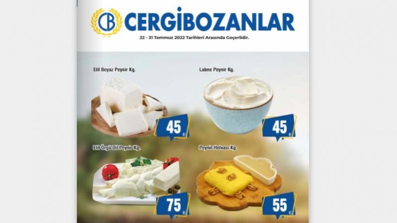 Gazianteplilerin Dikkatine: Cergibozanlar, A101 Ve ŞOK Kaşar Peyniri Fiyatlarını Güncelledi! Gaziantep En Ucuz Kaşar Peyniri 2