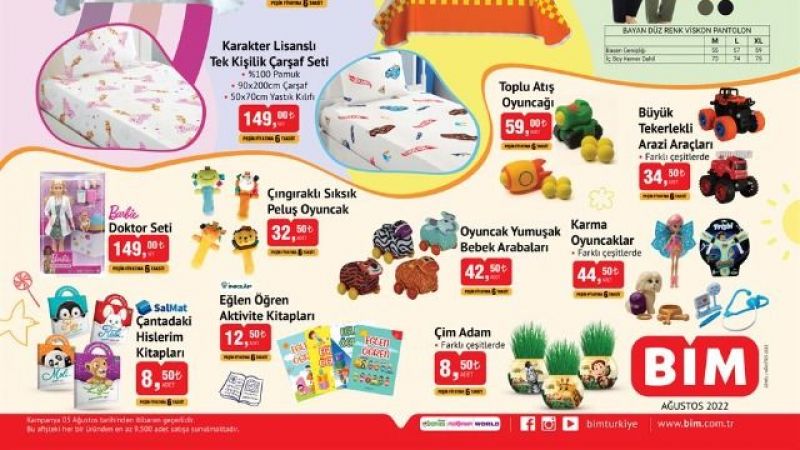 5 Ağustos 2022 BİM Aktüel Ürün Kataloğu Yayınlandı! Bakliyat Ürünleri, Mutfak Gereçleri, Çocuk Oyuncakları Yarı Fiyatlardan Satışa Sunulacak! 2
