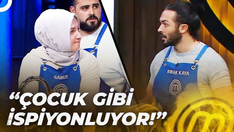 Masterchef Türkiye'de Hakaretler Havada Uçuştu! Yakışıklı Yarışmacı Burak Kaya, Takım Arkadaşı Gamze'ye Öyle Sözler Söyledi Ki Yer Yerinden Oynadı! 3