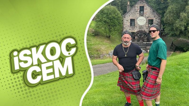Cem Yılmaz Rol Arkadaşının Ardından İskoç Eteği Giydi, Etekli Pozları Sosyal Medyada Olay Oldu! 1
