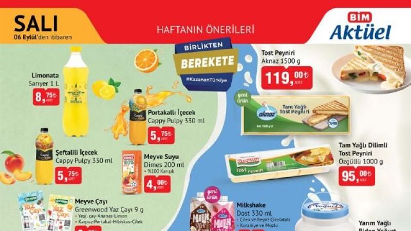 6 Eylül Salı BİM Aktüel Ürün Kataloğu Yayınlandı: Bebek Bakım Ürünleri Yarı Fiyatına İndirilirken, 8'li Solo Tuvalet Kağıdı 29 TL'ye Düştü! 2