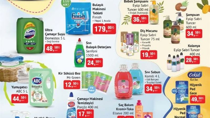 4 Ekim Salı BİM İndirimli Ürün Kataloğu Yayınlandı: 32'li Tuvalet Kağıdı 85 TL'ye Düştü! 4