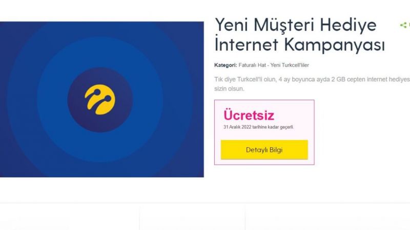 Turkcell’den Yeni Müşterilerine Özel Hediye İnternet: 8 GB Anında Cepte! Üstelik Başvurular İnternet Sitesi Üzerinden Gerçekleştirilecek… 3