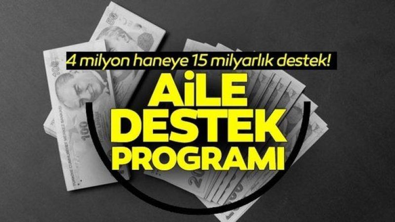 2 Milyon Haneye Ulaşması Planlanan Aile Destek Programı İçin Başvurular Başladı! Bin 250 TL'lik Düzenli Ödeme İçin E- Devlet Başvuru Ekranı Açıldı! 2