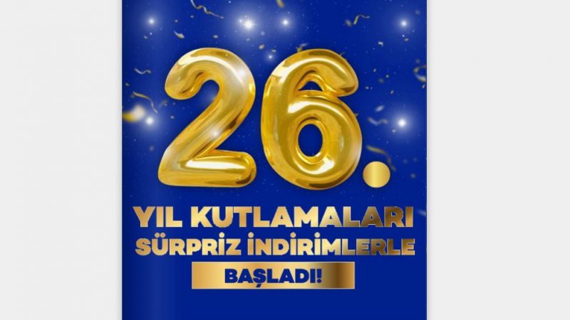 Gaziantep Cergibozanlar Market'te 26'ıncı Kuruluş Yıl Dönümü Kutlamaları Başladı! Zeytin 20 TL, Tavuk 30 TL, Peynir 70 TL! Son Tarih 24 Ekim! 1