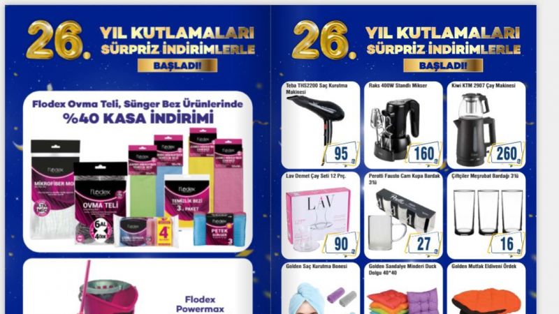 Cergibozanlar Market İndirim Kampanyasında Son Viraja Girdi! Kişisel Bakım Ürünleri, Bulaşık Ve Çamaşır Deterjanları, Küçük Ev Aletleri Taban Fiyatlardan Satışa Sunuldu! 3