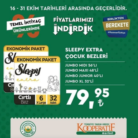 Gaziantep Tarım Kredi Marketlerine Koşacak!Tarım Kredi Market 25-31 EKİM GÜNCEL KATALOG!  Pilavlık Bulgur 14.20 TL'den, Kangal sucuk 27.90 TL'den başlayan fiyatlarla... Gıda ve temizlik ürünlerinde dev indirim! 10