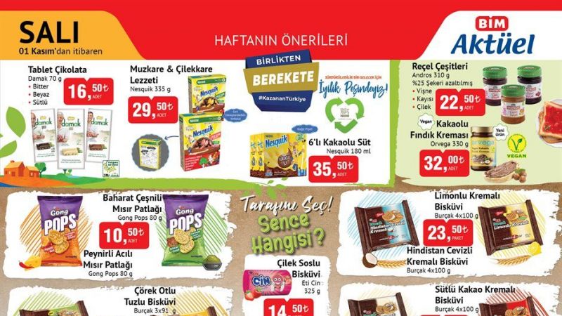 BİM’in Salı İndirimleri İçin Beklenen Katalog Yayınladı! Tuvalet Kağıtları Sadece 22,75 TL’ye Satılacak! İşte 1 Kasım 2022 BİM Aktüel Ürün Kataloğu… 2