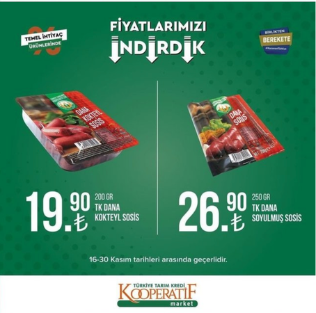 Gaziantep ve Türkiye'de 'BU İNDİRİMLERİ' duyanlar.. Tarım Kredi Marketlere KOŞACAK! İŞTE nedeni! Tarım Kredi Kooperatif Market yeni indirimli ürünler listesi belli oldu... Temel gıda ürünleri, içecekler kuru y 9