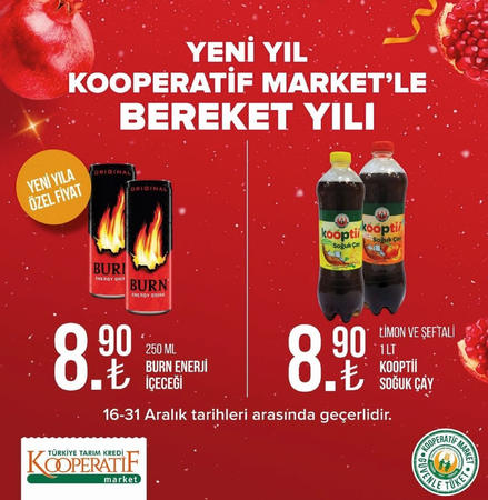 Gaziantep'te Yeni Yıl İndirimlerini Duyan Vatandaşlar Tarım Kredi Marketlere Akın Edecek! Tarım Kredi yeni yıl öncesi sürpriz indirimlerle geldi! Tarım Kredi Marketleri yeni yıl kampanyasında hangi ürünlerde indirim yap 19