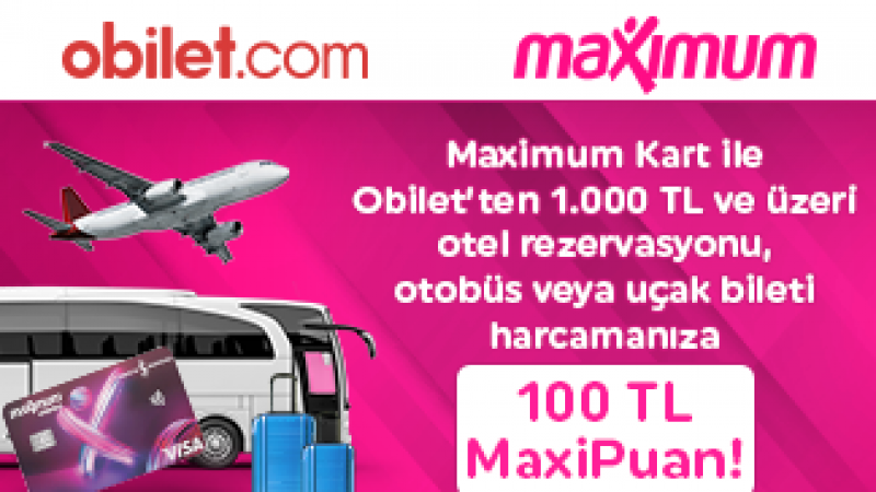 İster Otel Rezervasyonu İster Uçak İster Otobüs Bileti Alın; Fark Etmiyor! Türkiye İş Bankası İle Obilet Hepsine 100 TL Hediye Ediyor! 4