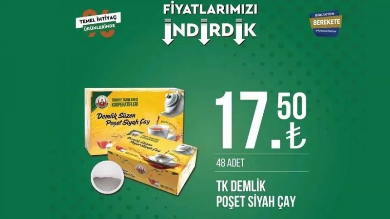 Gaziantepliler Tarım Kredi Markete KOŞACAK! Tarım Kredi Markette DEV İNDİRİMLER... Çaykur Çaylar 39,90 TL’ye; Tuvalet Kağıtları Ve Kağıt Havlular 89,90 TL’ye Düştü! Kaçırmayın 2