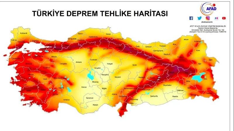 Deprem Haritası Kızarmaya Başladı! Uzman İsim Türkiye'de Deprem Açısından Riskli Olan O İlleri Duyurdu! 2