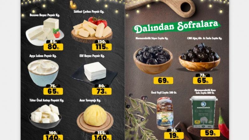 Gaziantep Cergibozanlar Market'te Ramazan Heyecanı Başladı! 26 Mart Tarihine Kadar Tüm Gıda Ürünleri Dip Fiyatlardan Satışta! 3
