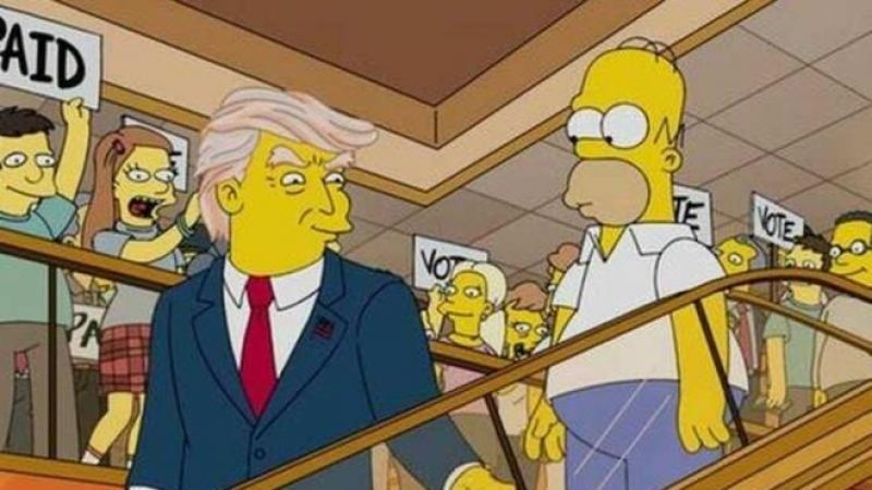 Kahin dizi Simpsonlar’daki bir sahne daha gerçek oldu! Donald Trump’ın dizideki sahnesi… 2