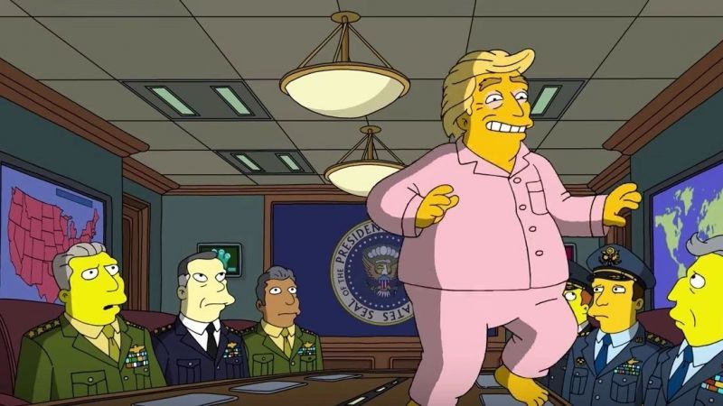 Kahin dizi Simpsonlar’daki bir sahne daha gerçek oldu! Donald Trump’ın dizideki sahnesi… 3