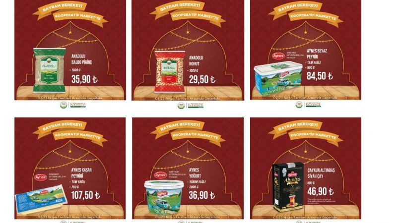 Gaziantep Tarım Kredi Market Temel Gıda Ürünlerinin Fiyatlarını Dibe Çekti! Pirinç 35 TL, Nohut 29 TL, Çay 46 TL! 2