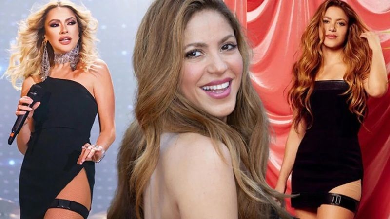 Shakira ve Hadise pişti oldu sosyal medya yıkıldı! Hadise’nin giyim tarzına yorum ve beğeni yağdı 1
