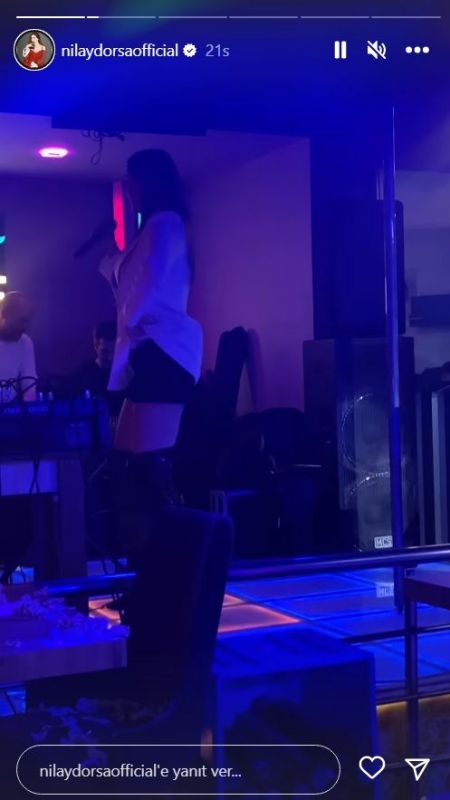 Nilay Dorsa’dan kalça şov! Ünlü şarkıcı sahnede kalça dansı yaptığı anları sosyal medyada paylaşınca ortalık yıkıldı! 4