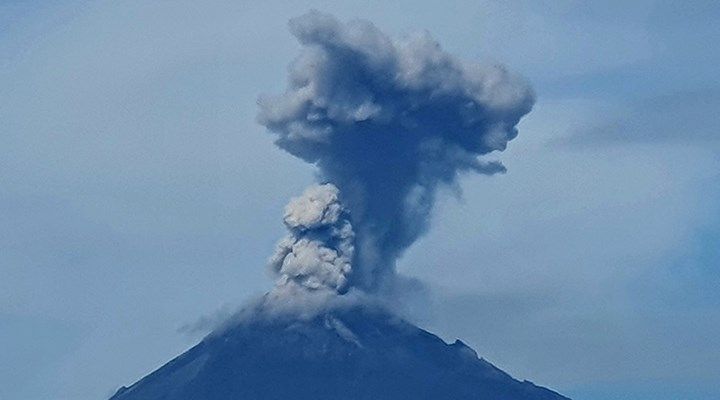 Popocatepetl yanardağı bölgeyi yüksek alarm durumuna geçirdi: 22 milyon insan tehlikede! 1