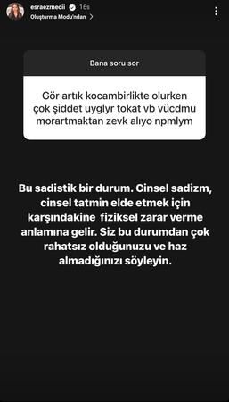 Cinsel ilişki esnasında kocasından şiddet gören kadın, sosyal medyayı ayağa kaldırdı! Esra Ezmeci'nin 'Sadist' göndermesi dikkat çekti! 2