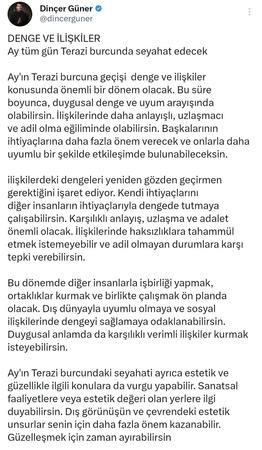 Dinçer Güner “Denge ve İlişkiler” diyerek uyardı: “Uzlaşma ve adalet önemli olacak!” 2