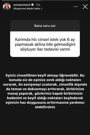 Eşlerinin cinsel problemlerini Esra Ezmeci'ye açtılar! Bu kadarına da pes! “6 ay yapmasak...” 2