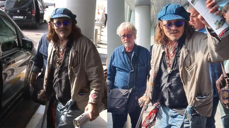 Johnny Depp hayranlarını korkuttu! Ünlü aktör İstanbul’a koltuk değneği ile geldi! 1