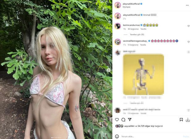 Aleyna Tilki anoreksiya hastalığına mı yakalandı? Bikinisi içinde zayıflıktan kırılıyor! 2